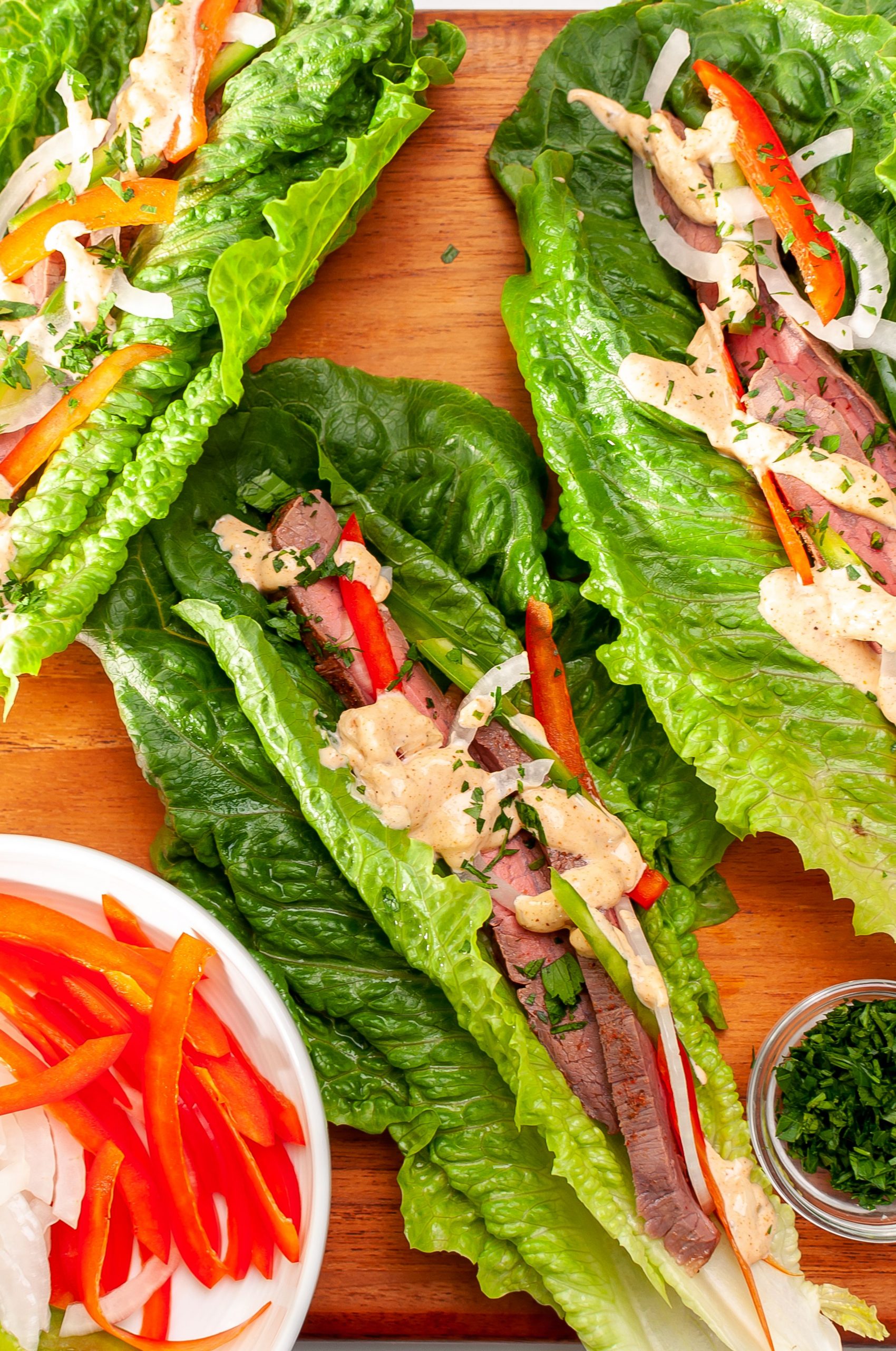 Flank Steak Lettuce Wraps 2