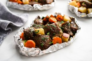 Cajun Steak and Potato Foil Packs