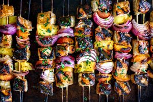 Sweet Heat Peach & Pork Kabobs