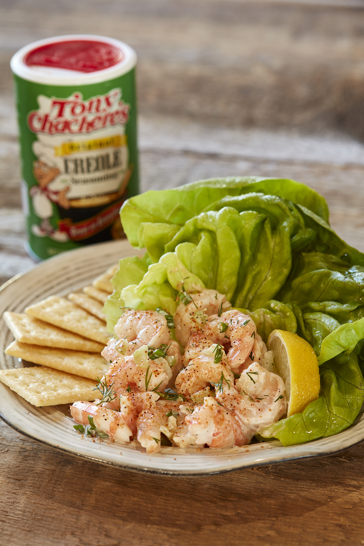 Shrimp Salad with Creamy Lemon Herb Sauce