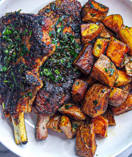 Skillet Pork Chops & Potatoes