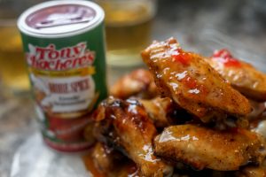 Easy Grilled Chicken Wings with Hot Pepper Jelly Glaze