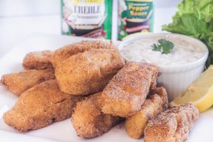 Pan Fried Fish Fingers & Tangy Tartar Sauce