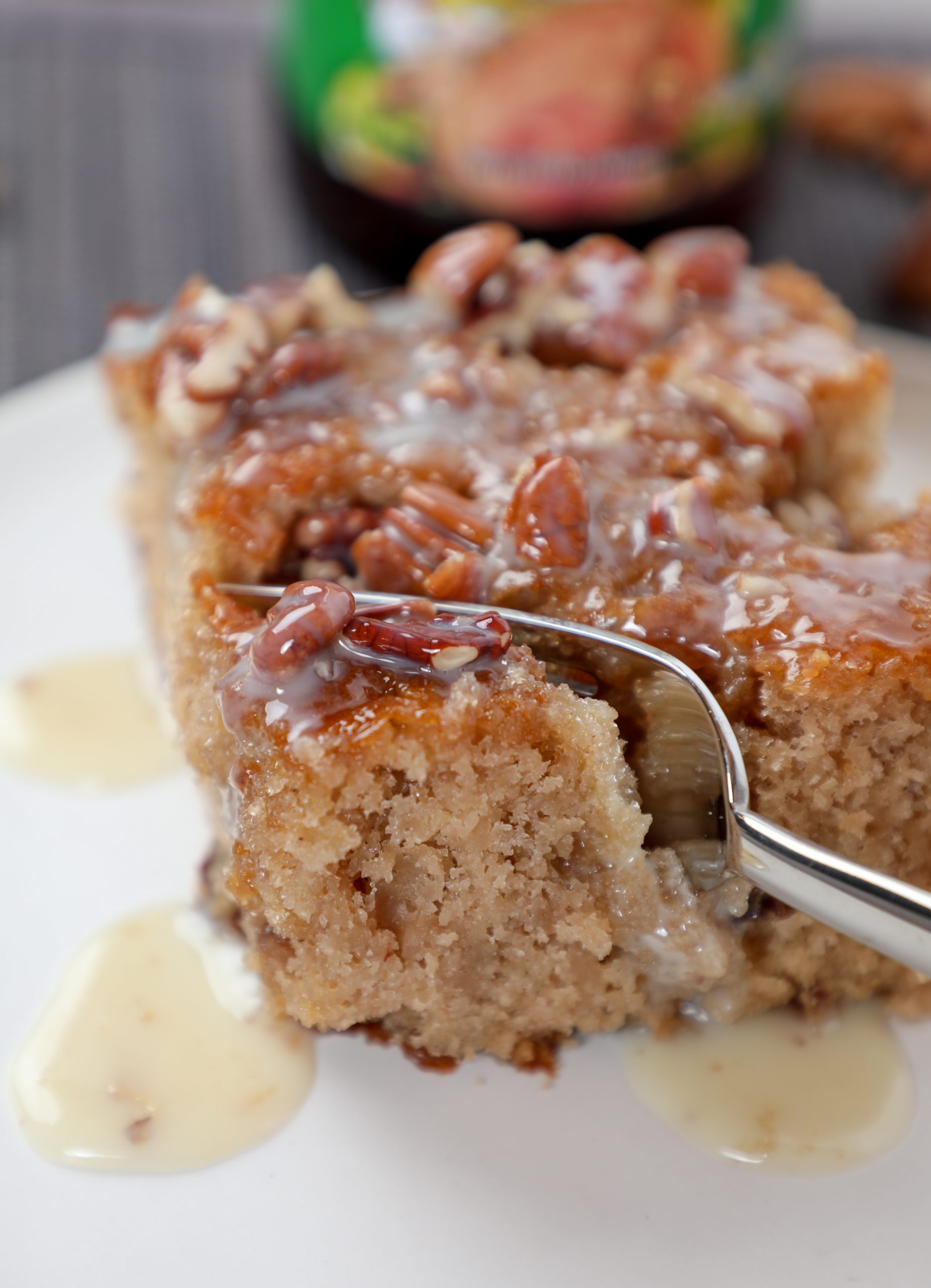 Praline Poke Cake