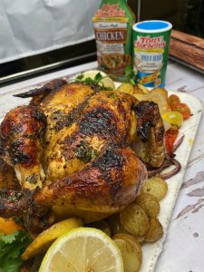 Cajun Roasted Spatched Chicken