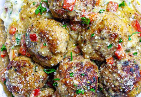 Creole Chicken & Pork Balls