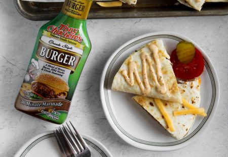 Bacon Cheeseburger Quesadilla