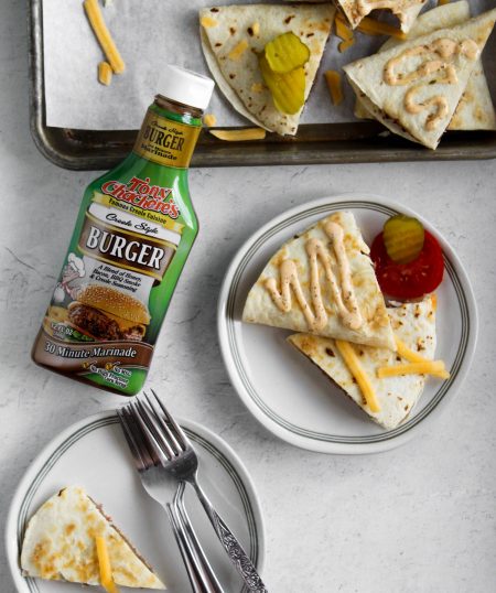 Bacon Cheeseburger Quesadilla