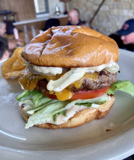 Classic Backyard Burgers with Creole Aioli