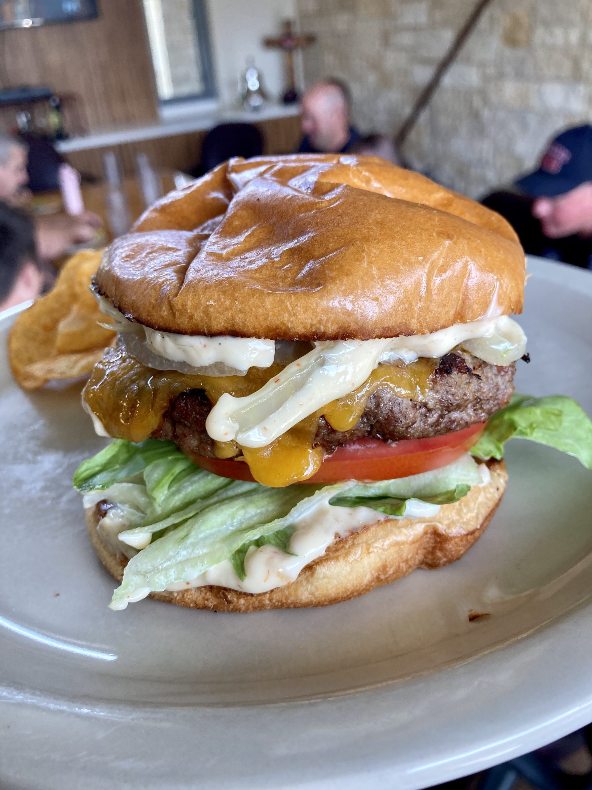 Classic Backyard Burgers with Creole Aioli