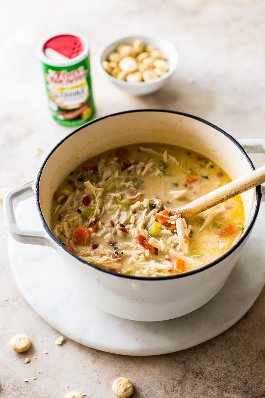 Cajun Comfort Chicken & Rice Soup