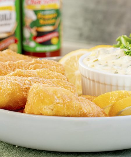 Pan Fried Fish Fingers & Tangy Tartar Sauce