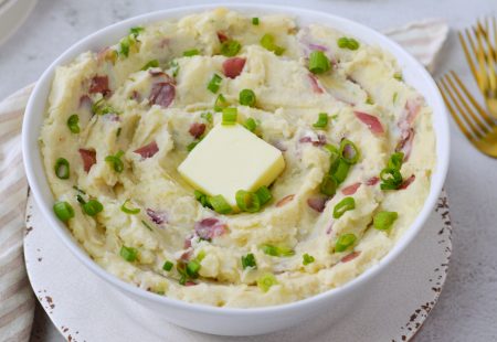 Roasted Garlic Redskin Mashed Potatoes