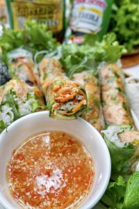 Creole Salmon Spring Rolls 3