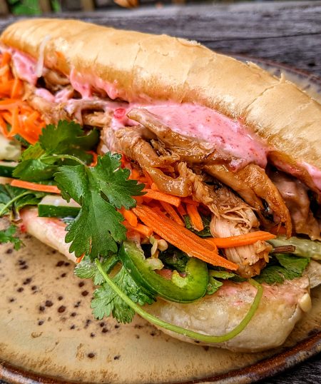 Leftover Turkey Banh Mi