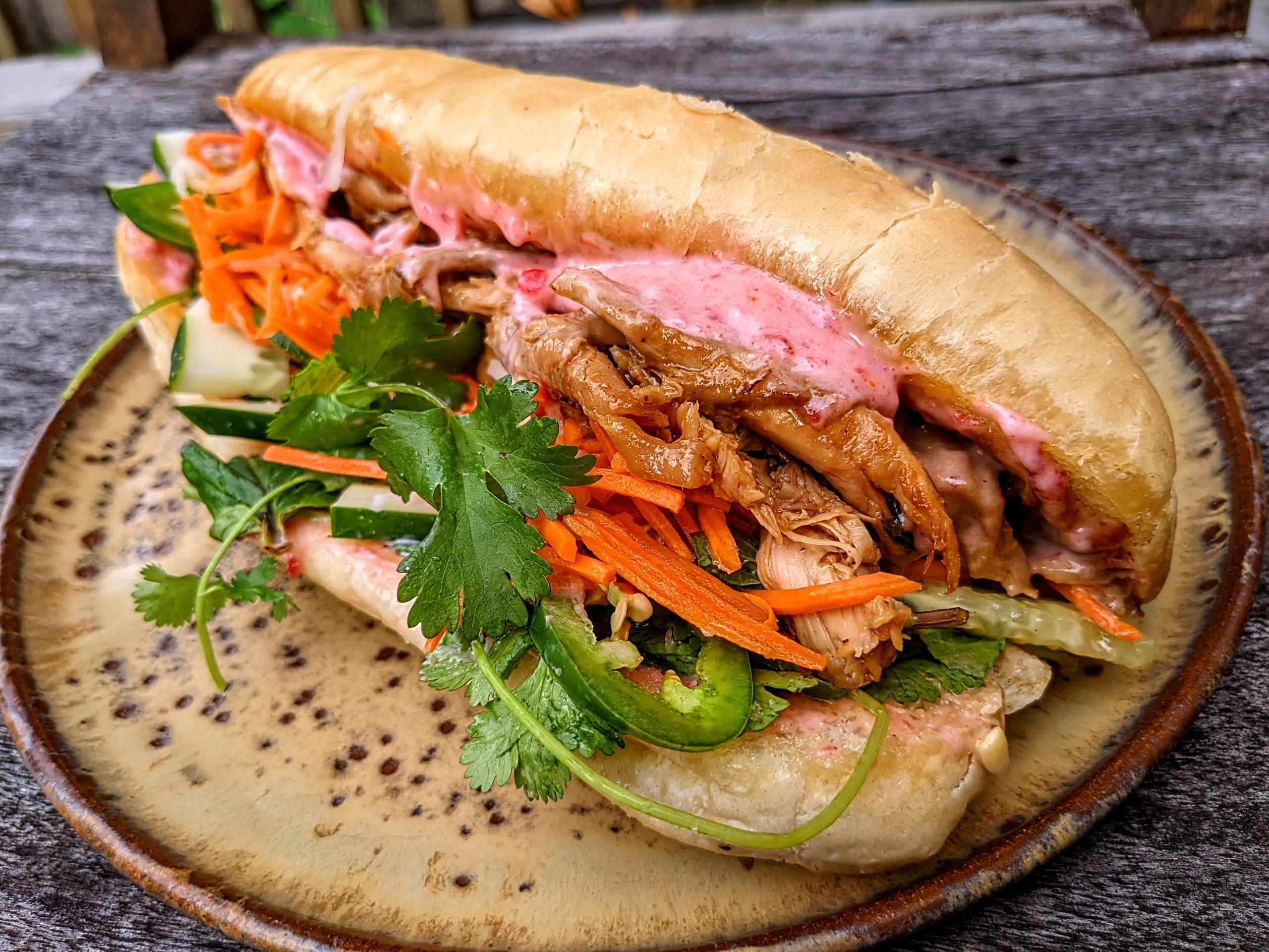 Leftover Turkey Banh Mi