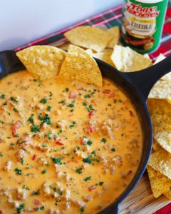 Cajun Sausage Queso Dip