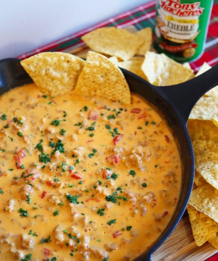 Cajun Sausage Queso Dip