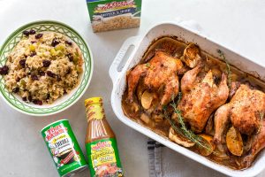 Roasted Cornish Hens with Festive Rice Stuffing 2