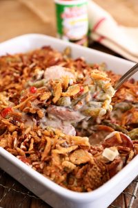 Crunchy Creole Green Bean Casserole