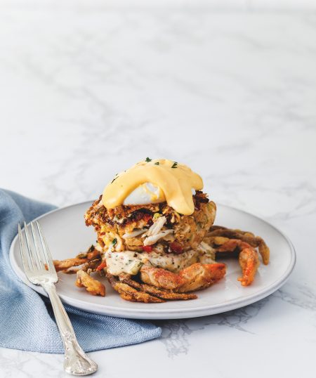 Creole Crab Cake Benedict