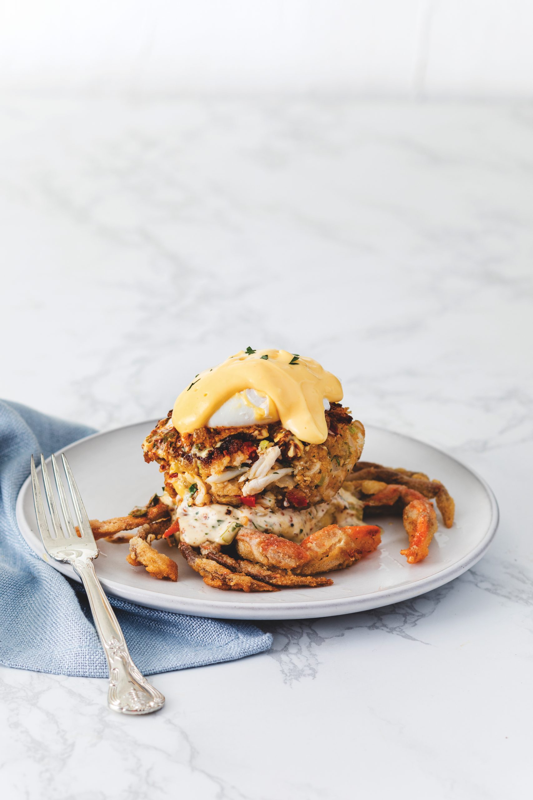 Creole Crab Cake Benedict