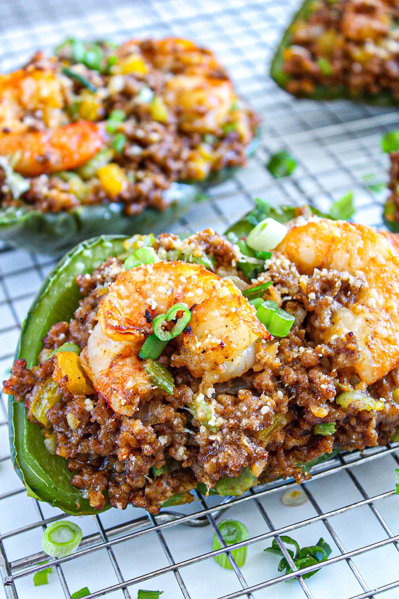 Shrimp Sausage Stuffed Peppers Tony Chachere s