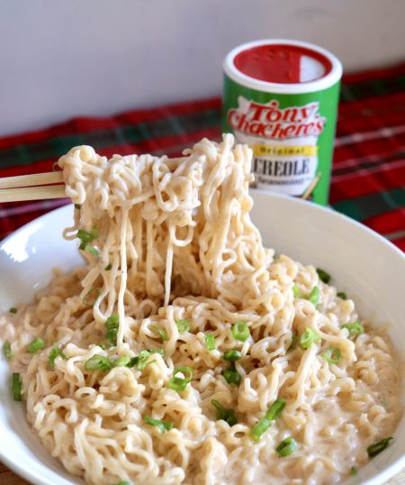 Cheesy Cajun Ramen