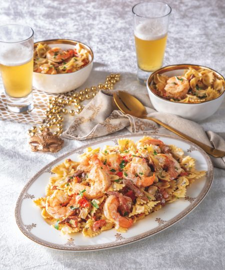 Creamy Shrimp and Tasso Pasta