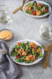 Fried Oyster Salad