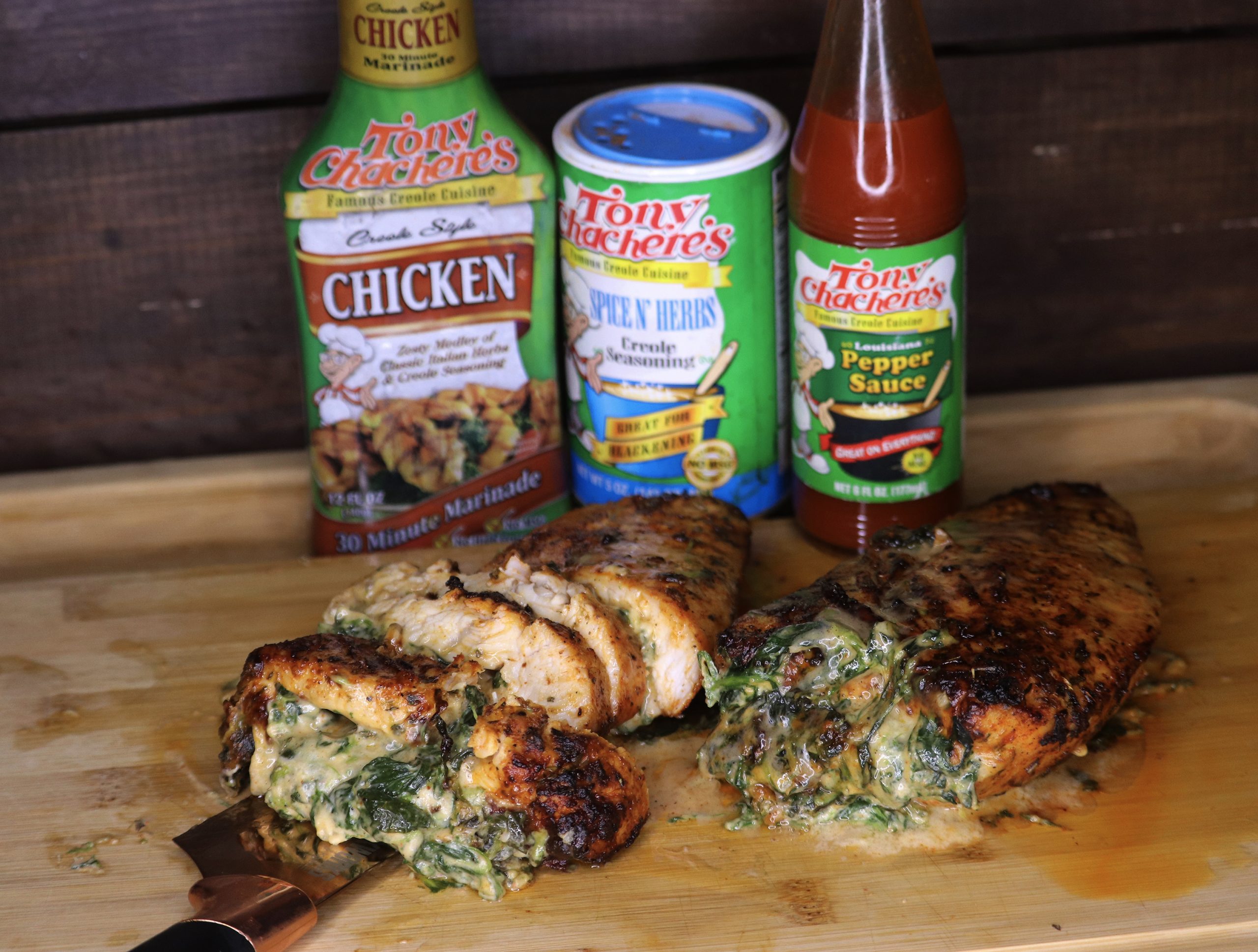 Air Fried Spinach Stuffed Turkey