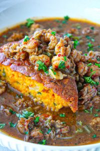 Creole Crawfish Cornbread