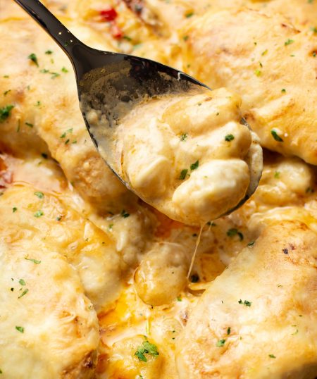 Cajun Chicken and Gnocchi Bake