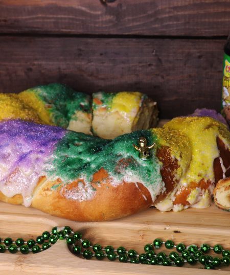 Apple & Cream Cheese Filled King Cake