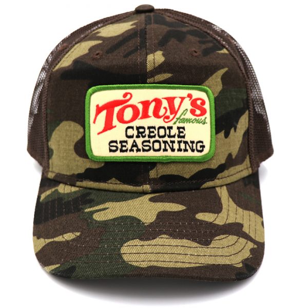 Tony's famous creole seasoning Camo hat