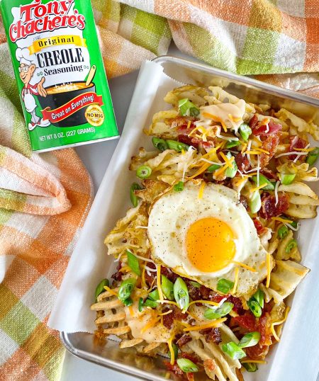 Creole Breakfast Nachos