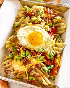 Creole Breakfast Nachos