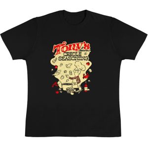 Tony's Famous Creole Seasoning Kids Black T-shirt