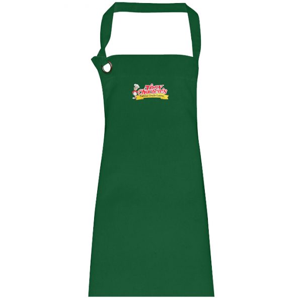 Green Tony Chachere's apron