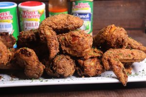 cajun buttermilk ranch fried chicken