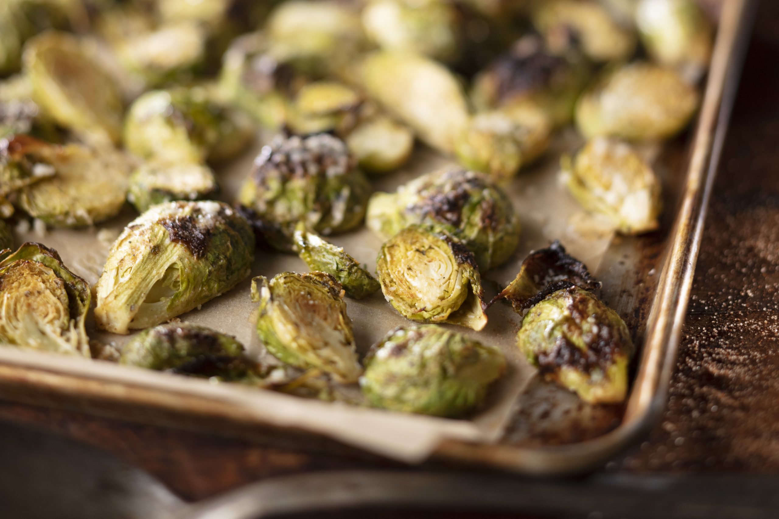 Roasted Ranch Brussels Sprouts