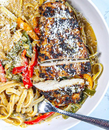 Cajun Jerk Chicken Fettuccine