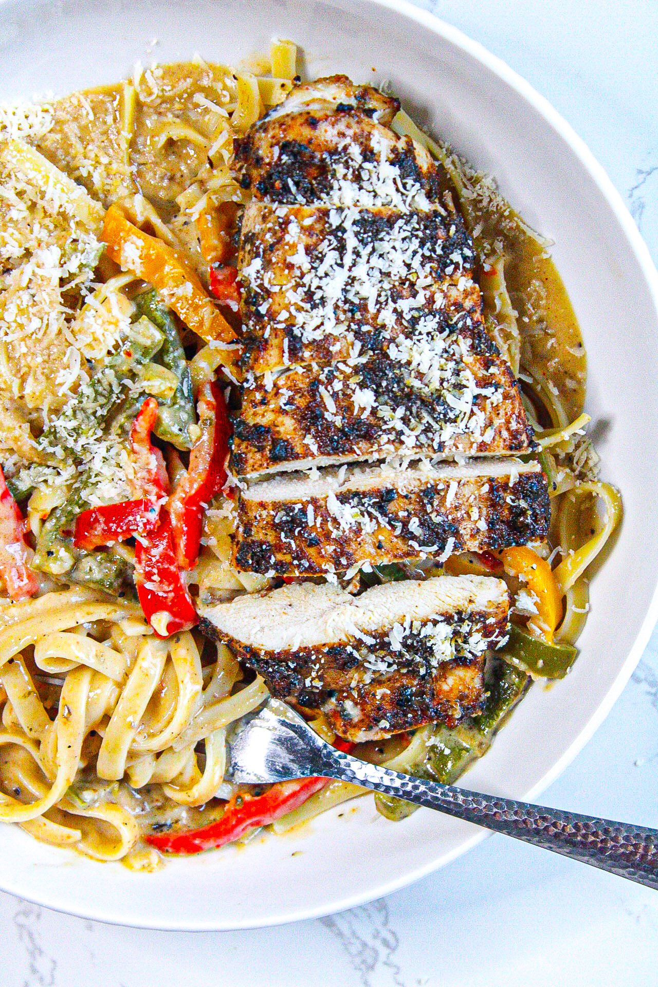 Cajun Jerk Chicken Fettuccine