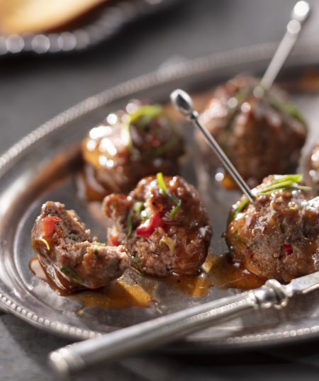 Sweet Heat Cocktail Meatballs