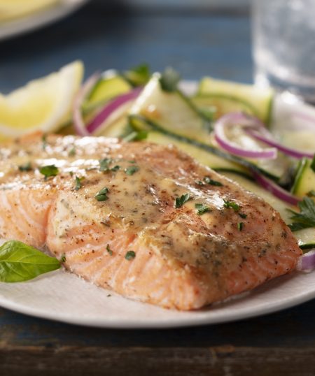 Broiled Ranch Salmon Fillets