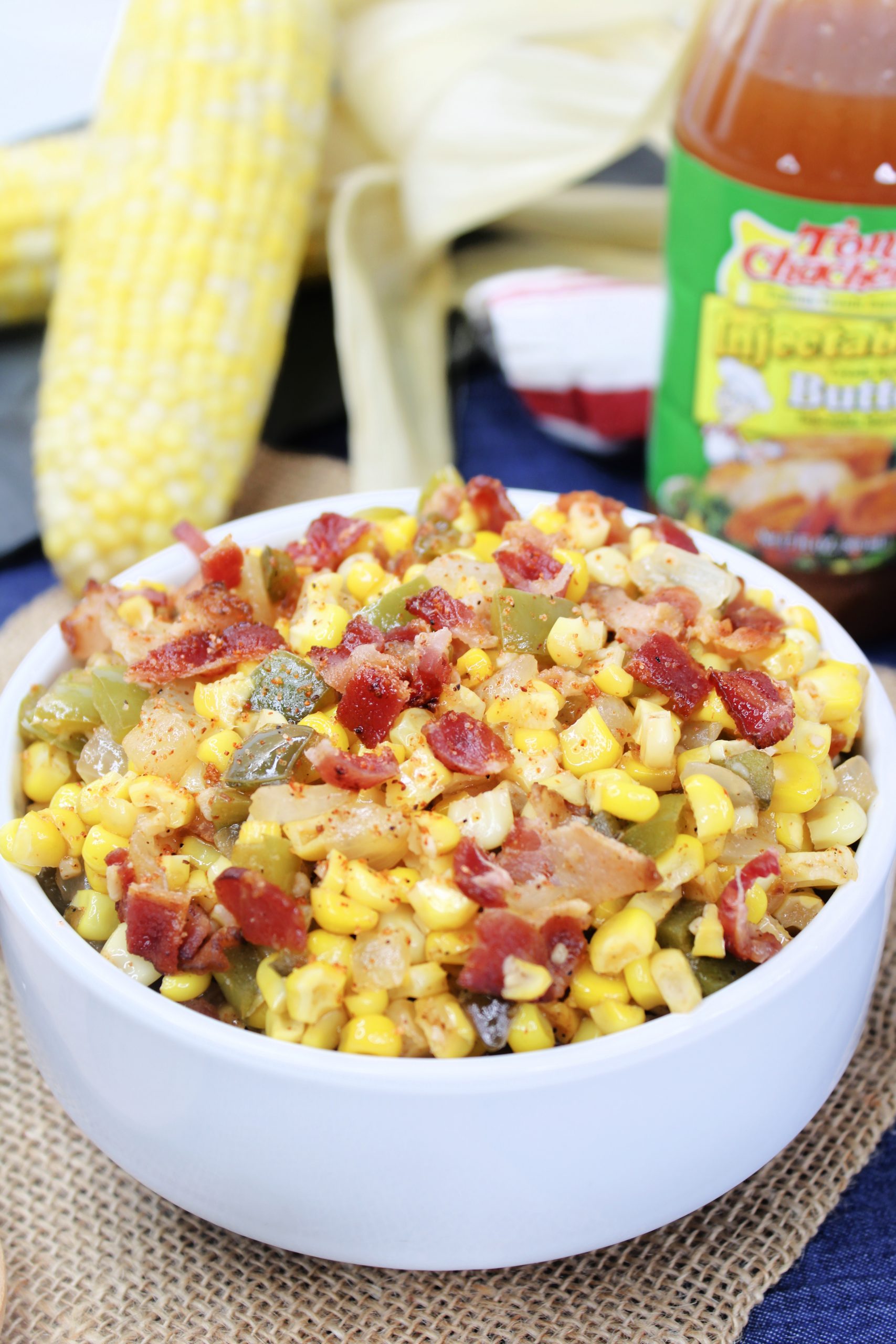 Cajun Fried Corn by Baking Beauty - Tony Chachere's