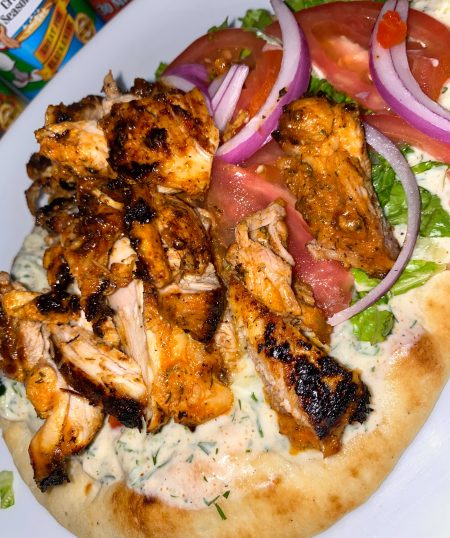 Cajun Chicken Gyros