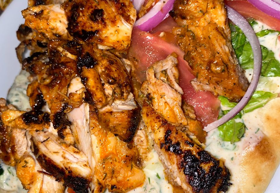 Cajun Chicken Gyros