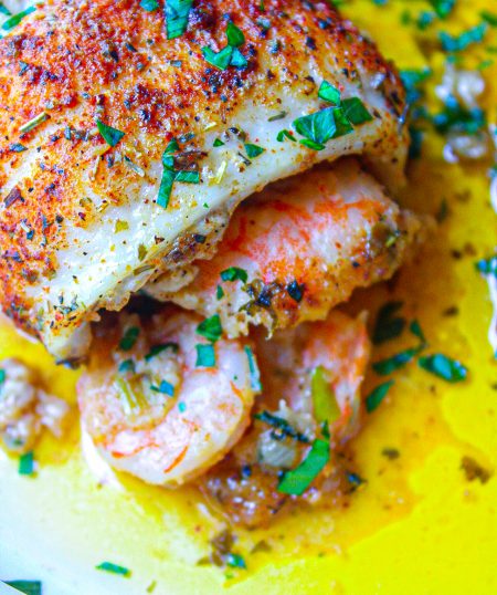 Shrimp-Stuffed Catfish