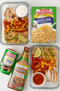 Chicken Fajita Bowl Meal Prep 2